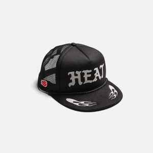 Black Straye Heat Caps UK | ZJYXA0574