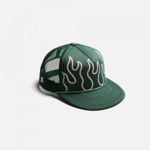 Green Straye Fuego Caps UK | HYAPS5083