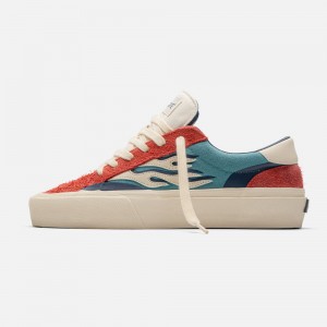 Orange Blue Straye Logan Shoes UK | CPXBQ9816