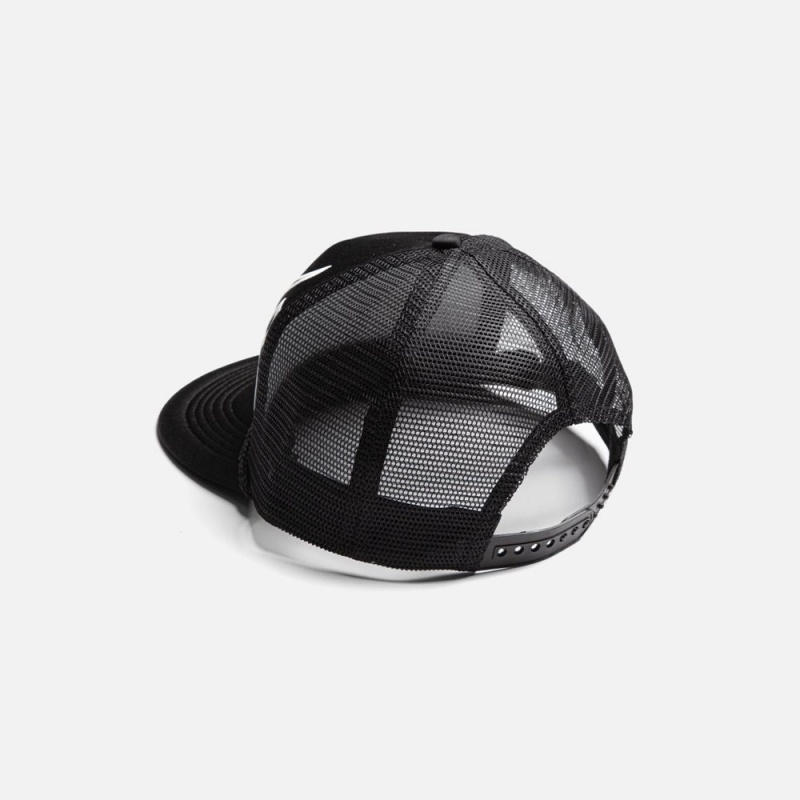 Black Straye Fuego Caps UK | MPRQU9786