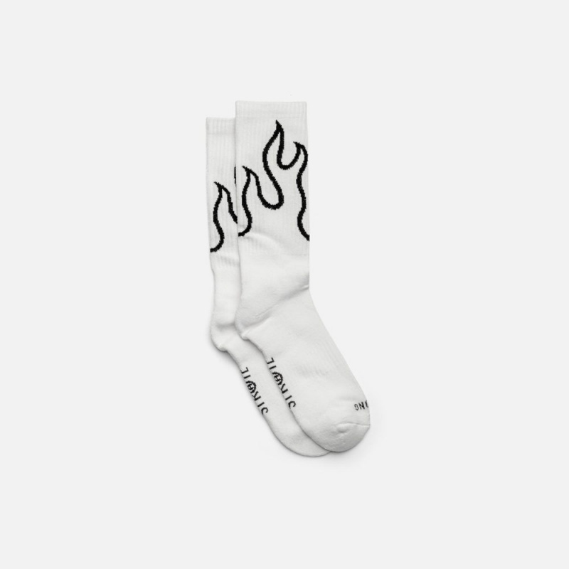 Black Straye Fuego Socks UK | VUOCK2106