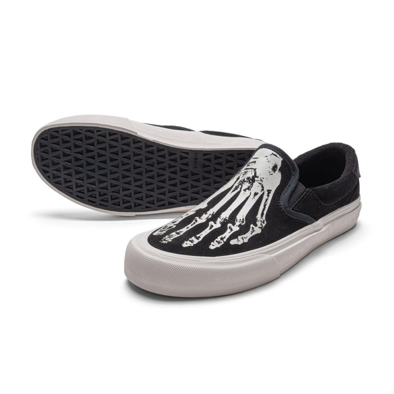 Black White Straye Ventura Shoes UK | YIJKC7495