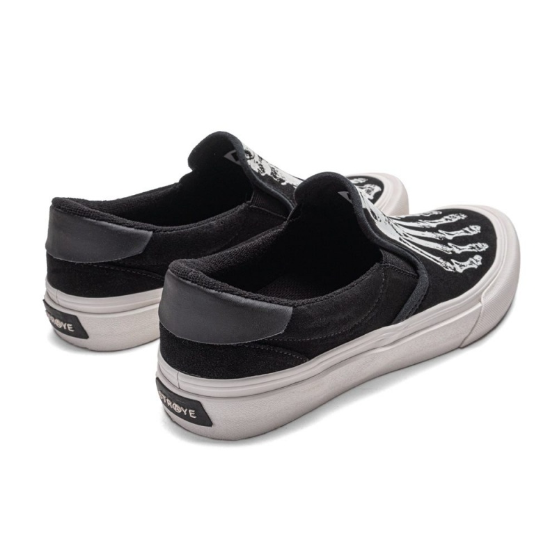 Black White Straye Ventura Shoes UK | YIJKC7495