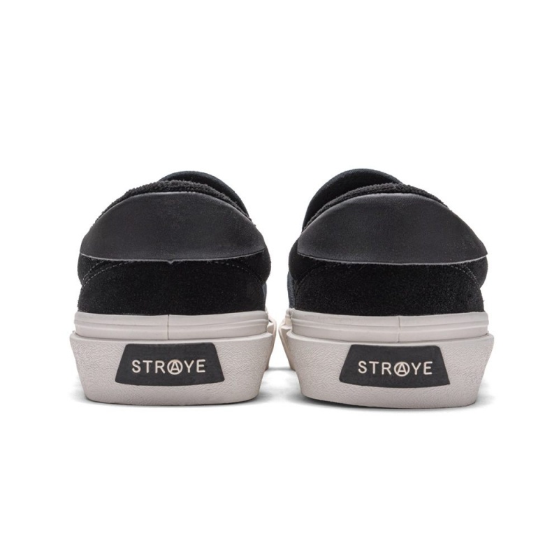 Black White Straye Ventura Shoes UK | YIJKC7495