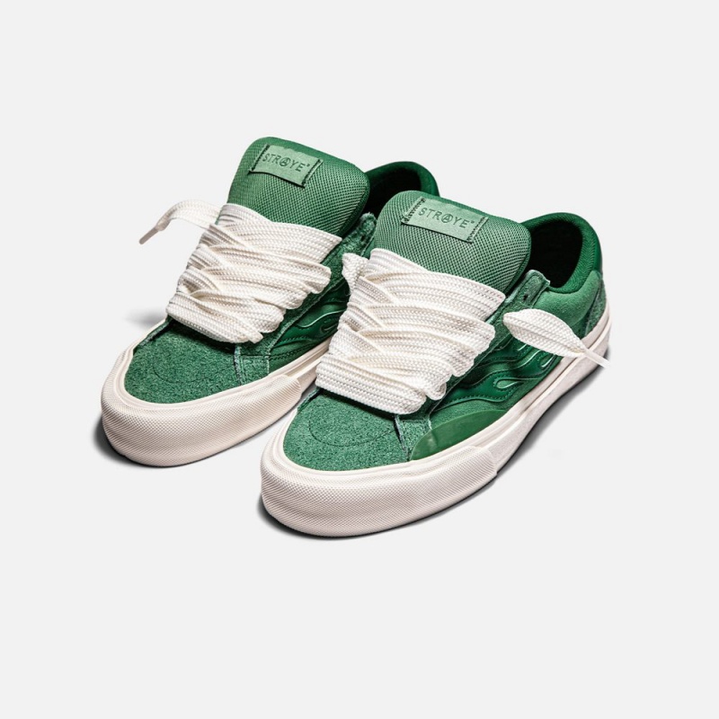 Green Straye Logan Puff Shoes UK | BWVXQ1307