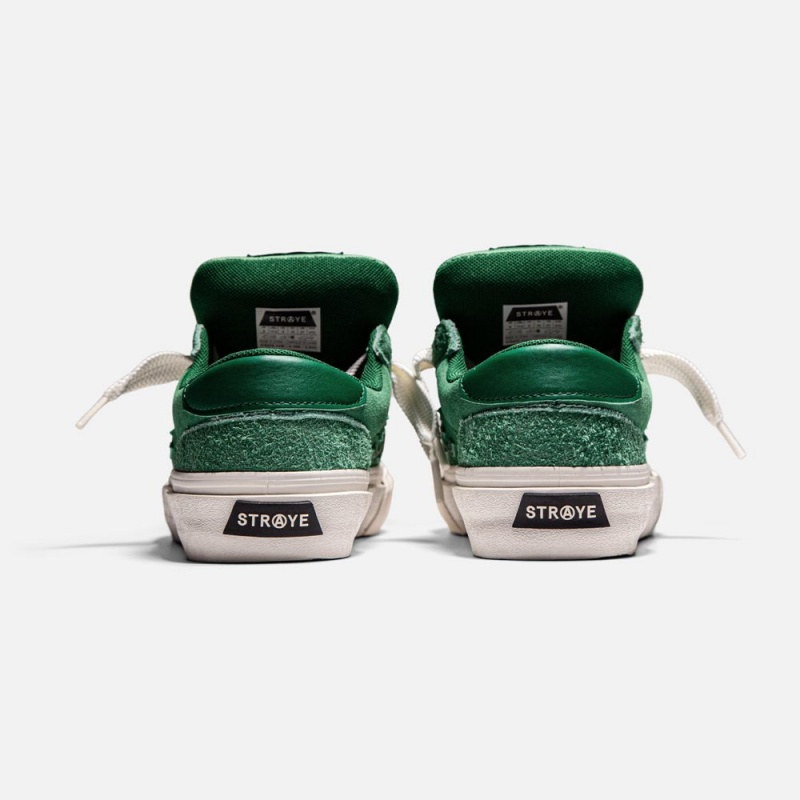 Green Straye Logan Puff Shoes UK | BWVXQ1307