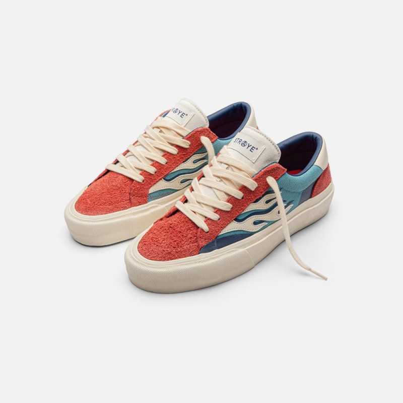 Orange Blue Straye Logan Shoes UK | CPXBQ9816