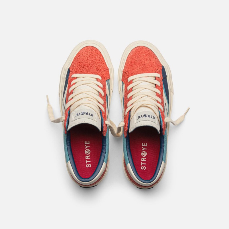 Orange Blue Straye Logan Shoes UK | CPXBQ9816