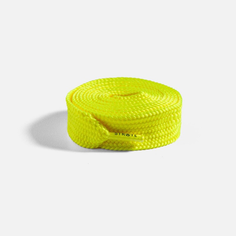 Yellow Straye 20 MM Laces UK | RQCXZ9241